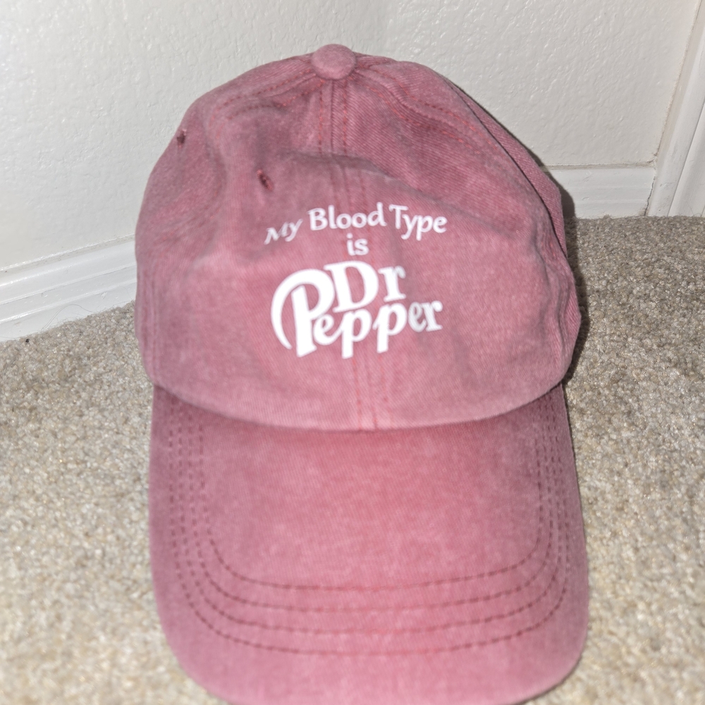 Dr Pepper Pink Baseball Cap